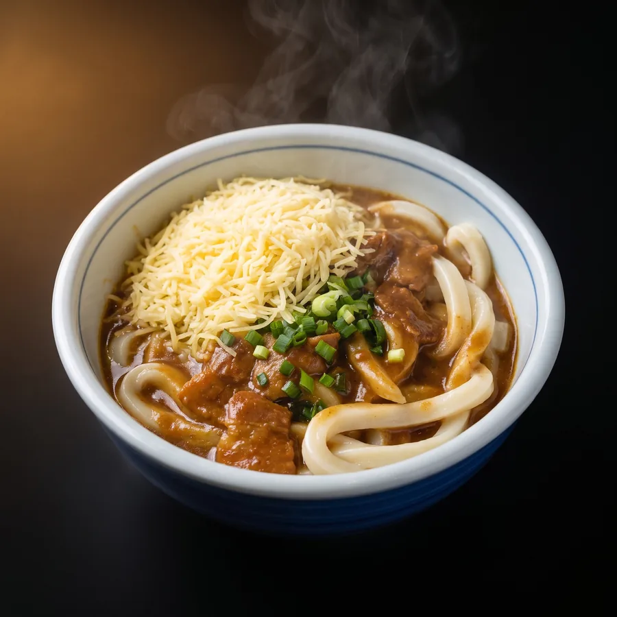 チーズカレーうどん