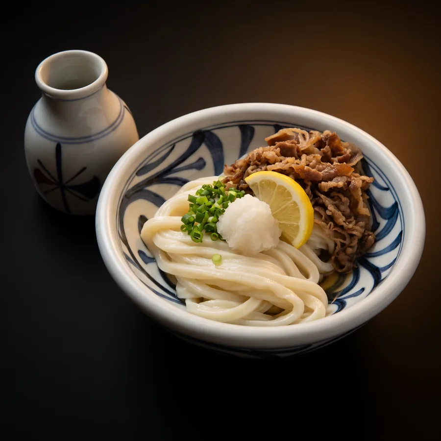 牛肉ぶっかけうどん