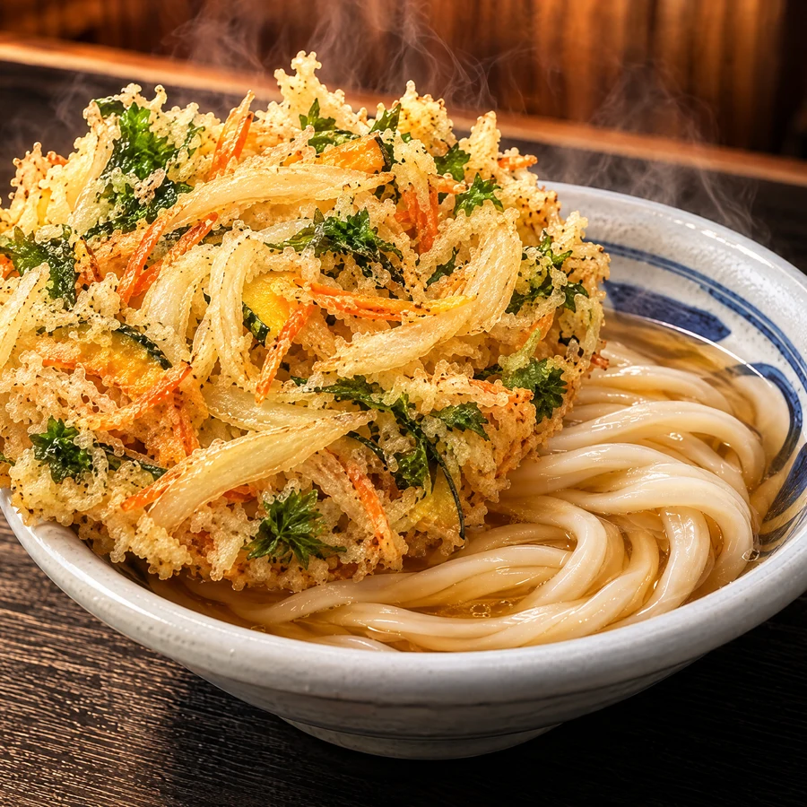 谷やTOKYOスペシャル(季節の野菜かき揚げ)うどん