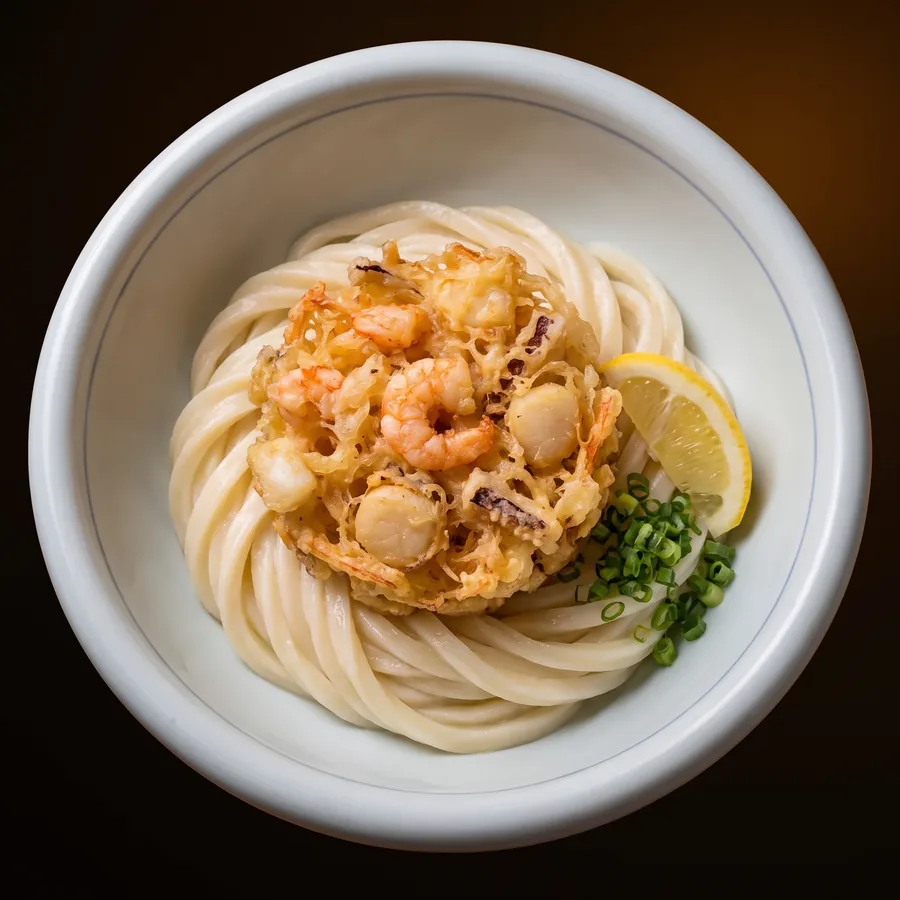 谷やTOKYOスペシャル(海鮮かき揚げ)うどん