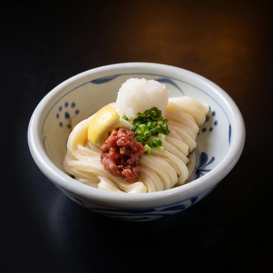 梅おろしぶっかけうどん